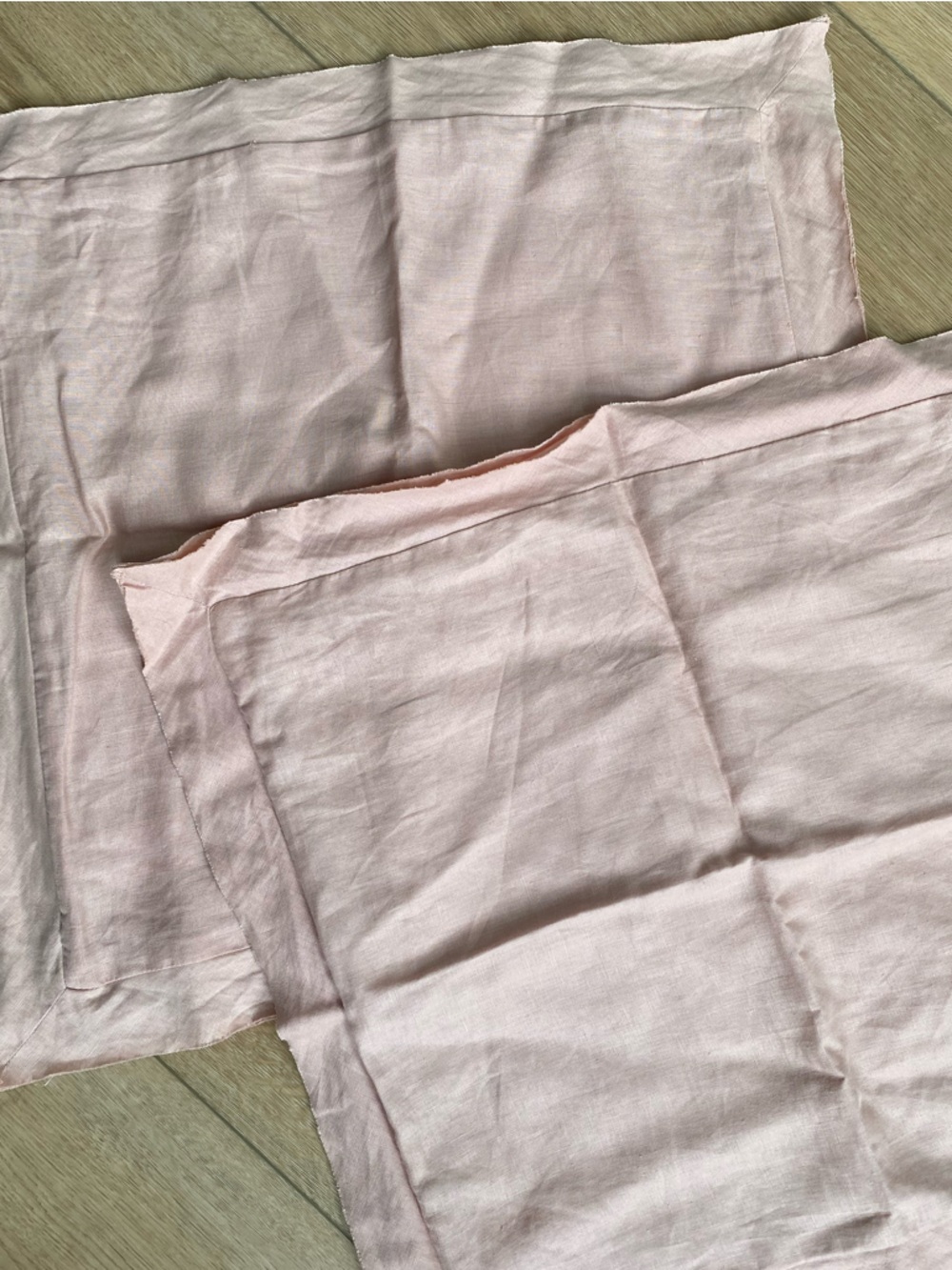 West Elm Blush 100% Linen Accent Pillow Covers 18x18